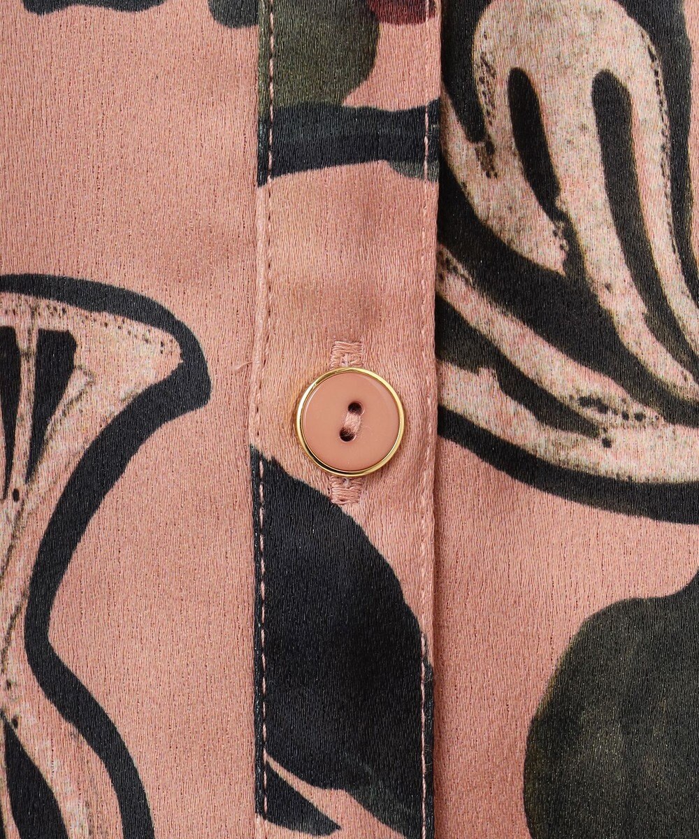 GRACE CONTINENTAL ローズオーナメントプリントワンピース 