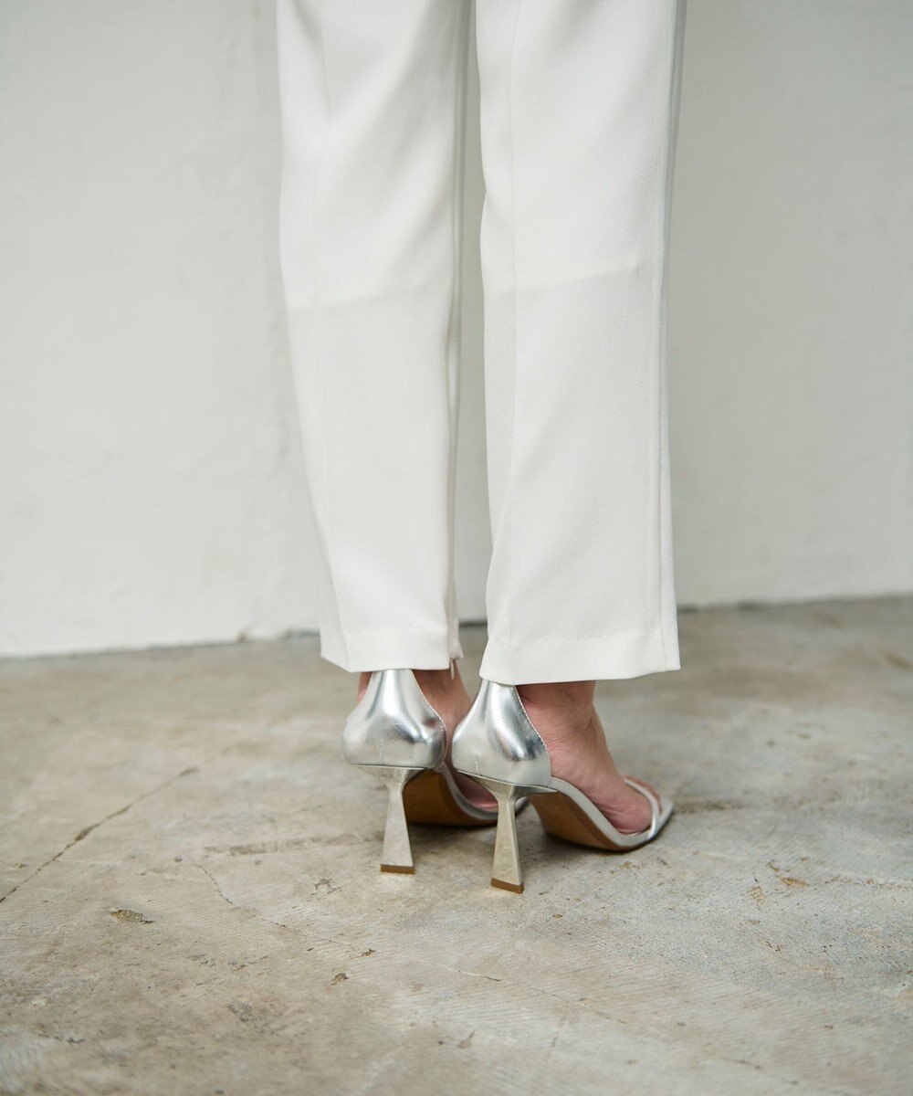 GRACE CONTINENTAL ダブルクロススリムパンツ 