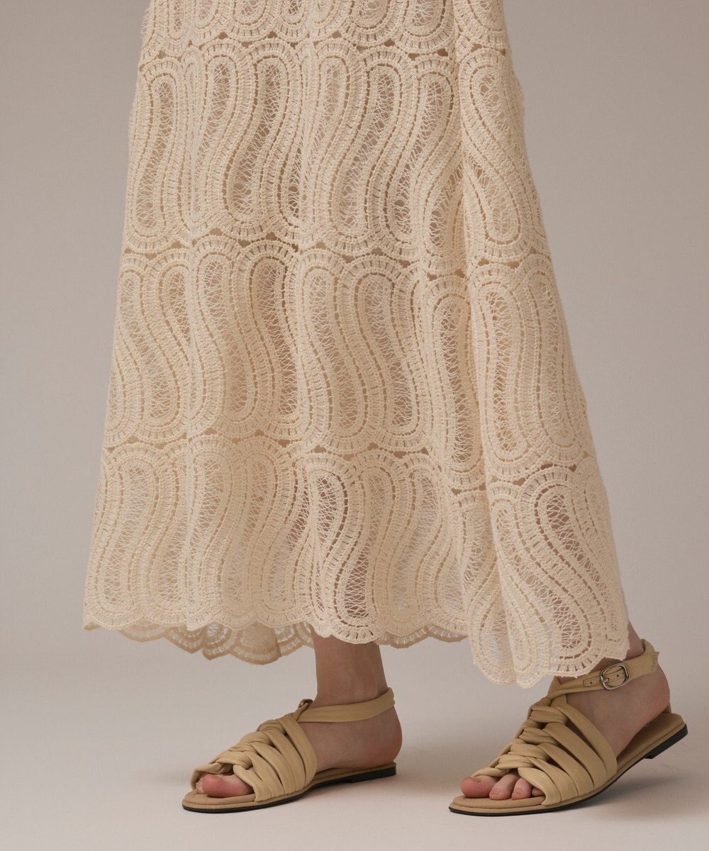 GRACE CONTINENTAL クロシェレーススカート 