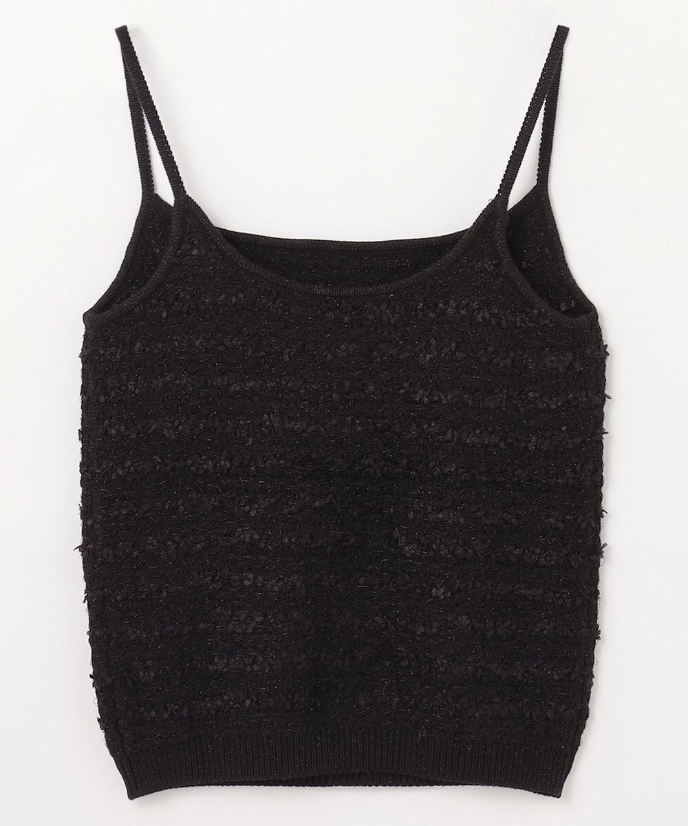 GRACE CONTINENTAL ラメツイードニットキャミ 