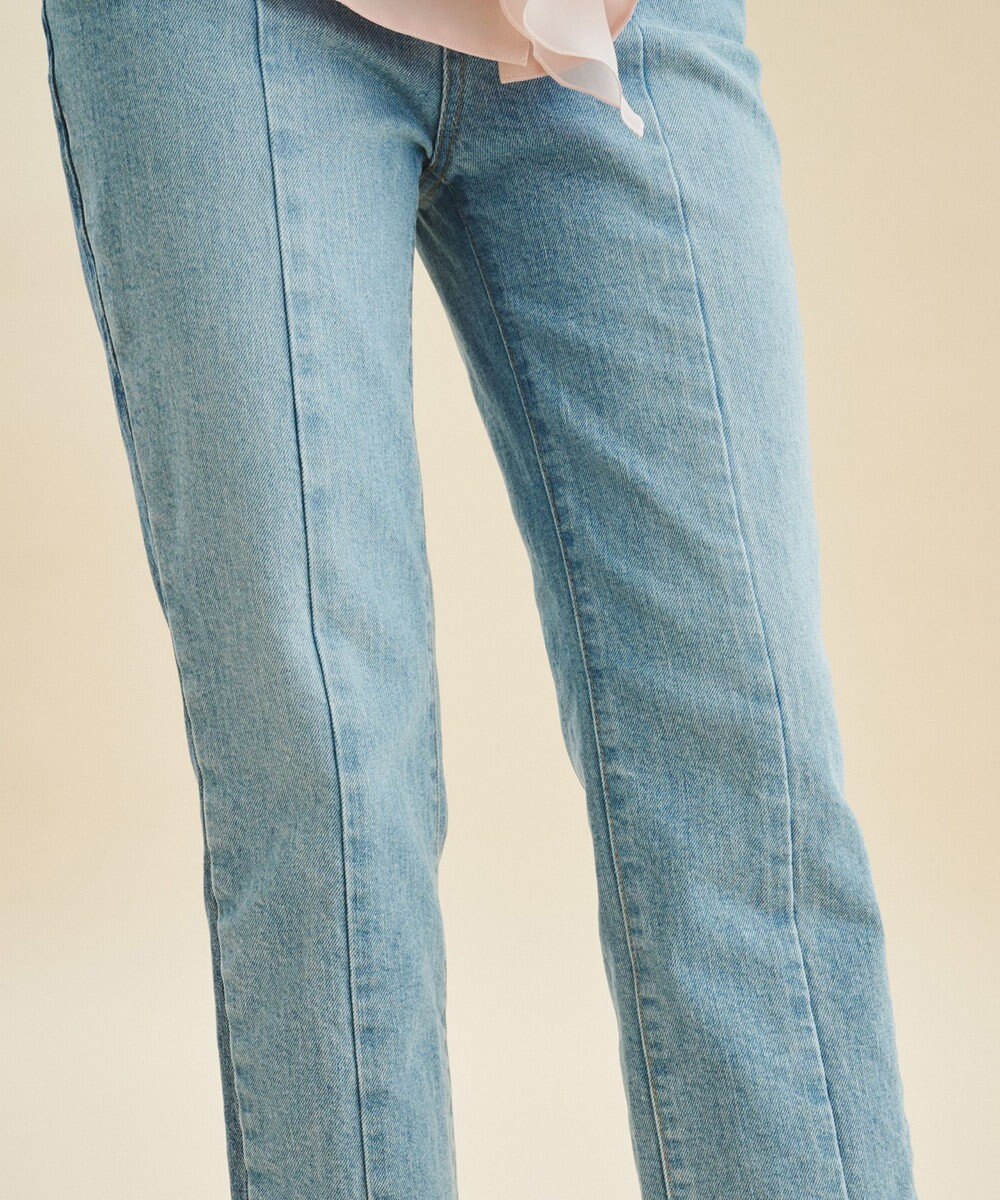 GRACE CONTINENTAL カットオフスリムデニムパンツ