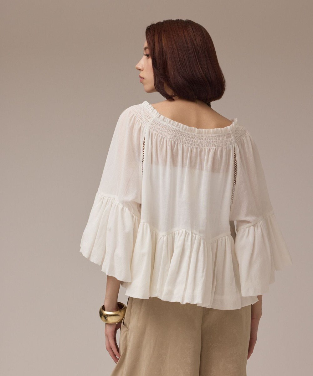 GRACE CONTINENTAL バルーンカフタントップ 