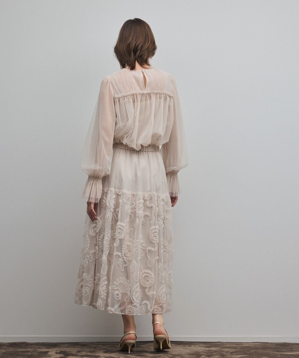 GRACE CONTINENTAL チュールタイブラウス 