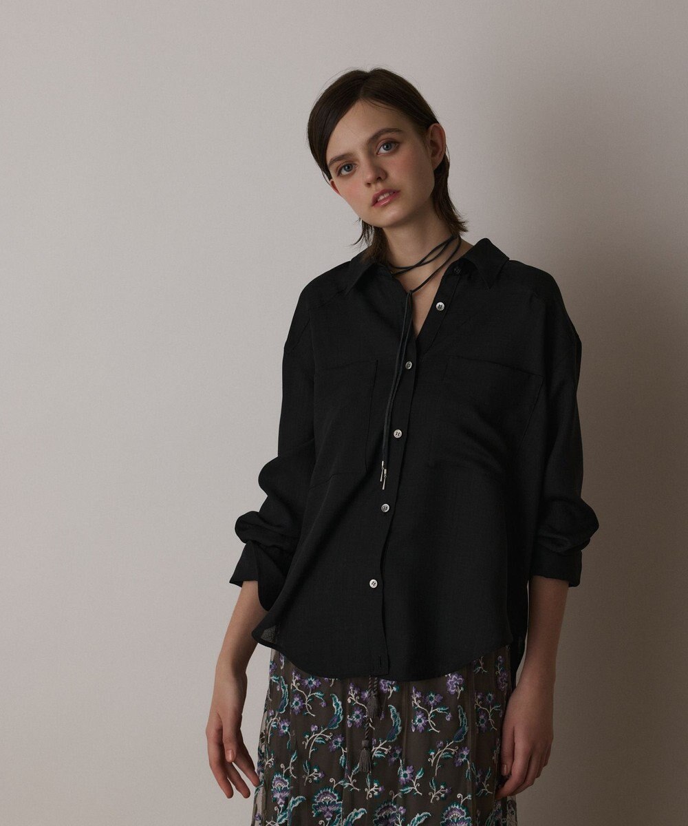 GRACE CONTINENTAL / グレースコンチネンタル シアー2wayウエスタンシャツ シアー2wayウエスタンシャツ / GRACE CONTINENTAL | GRACE