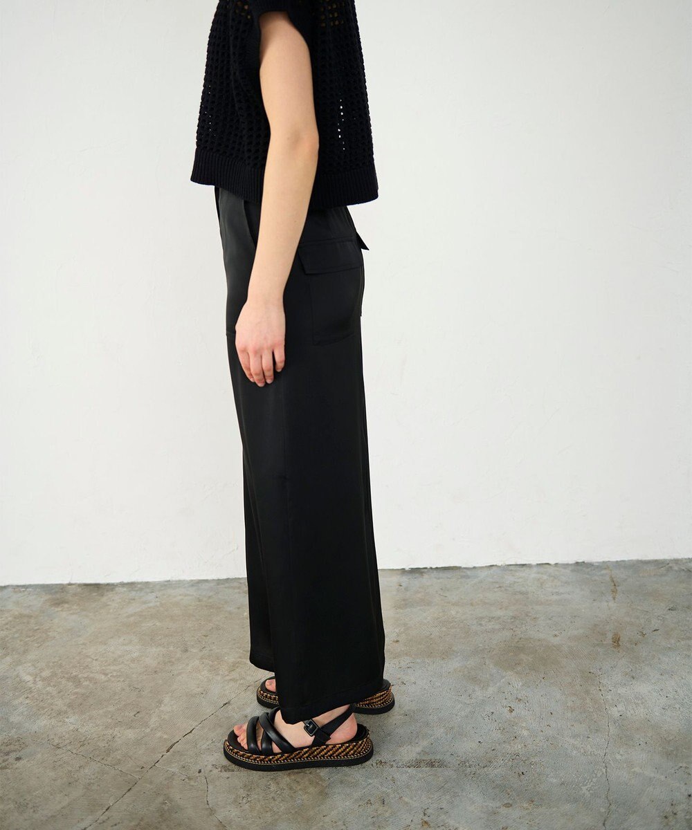 GRACE CONTINENTAL サテンストレートスカート 