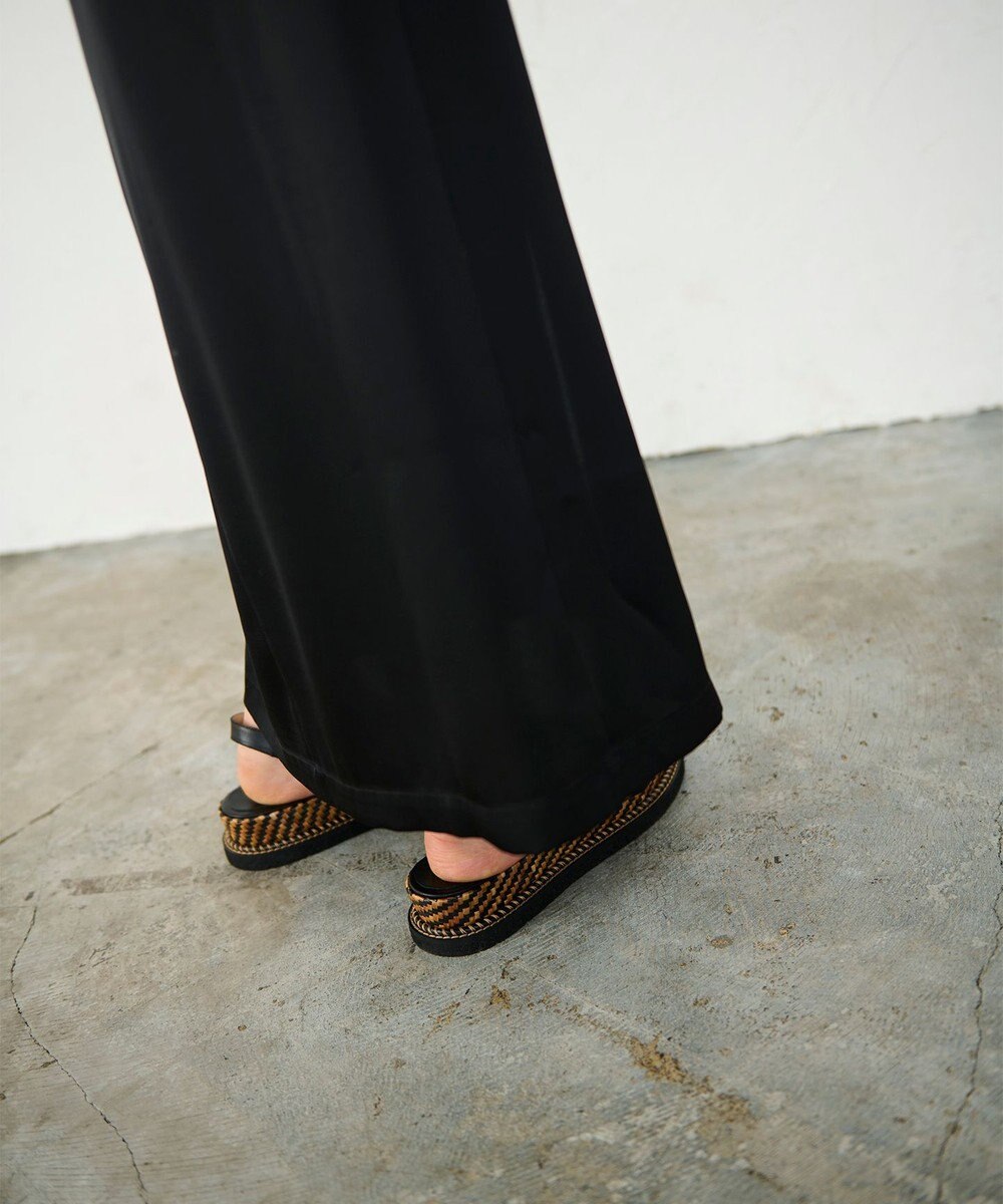 GRACE CONTINENTAL サテンストレートスカート