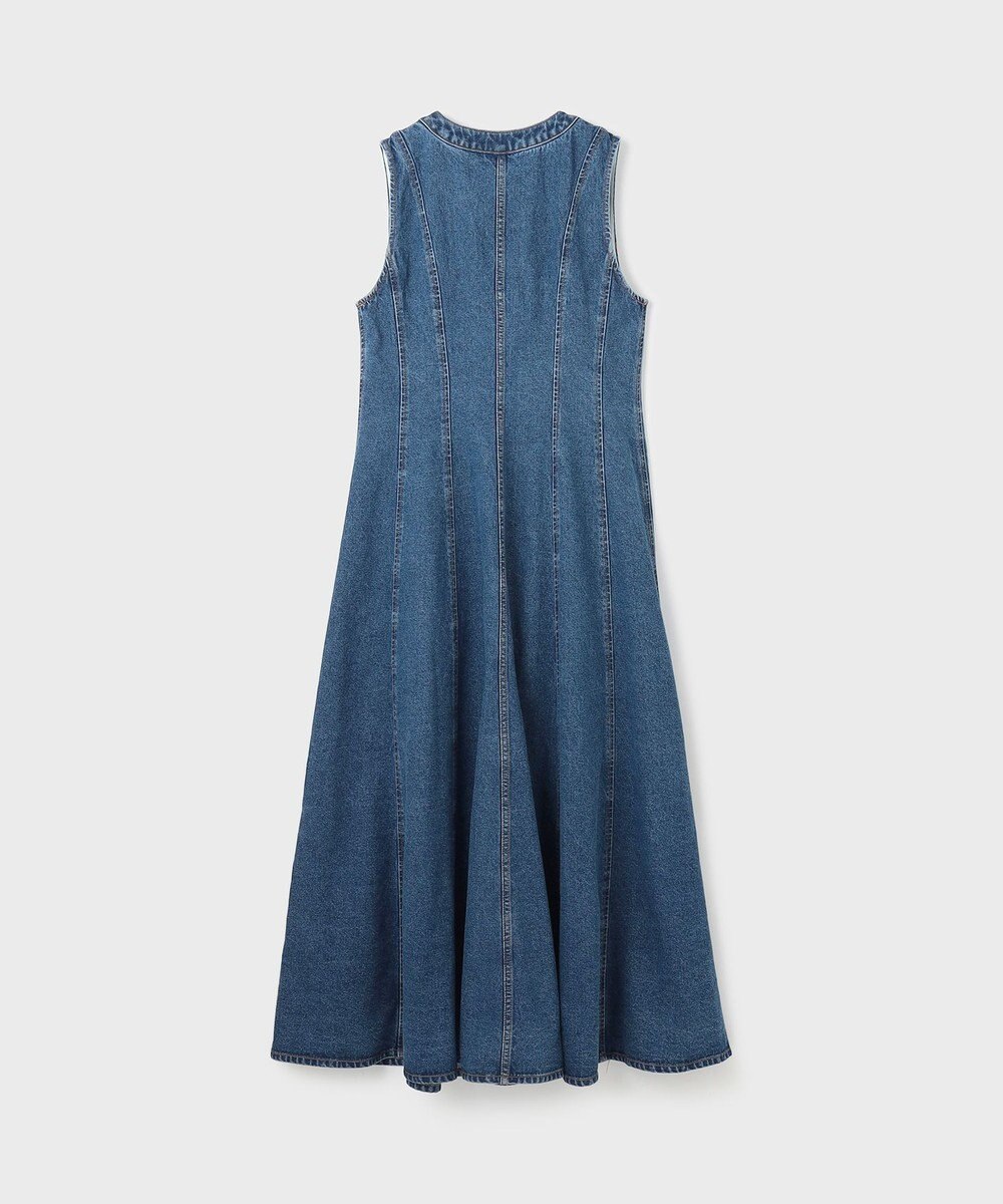 GRACE CONTINENTAL デニムノースリーブロングワンピース 
