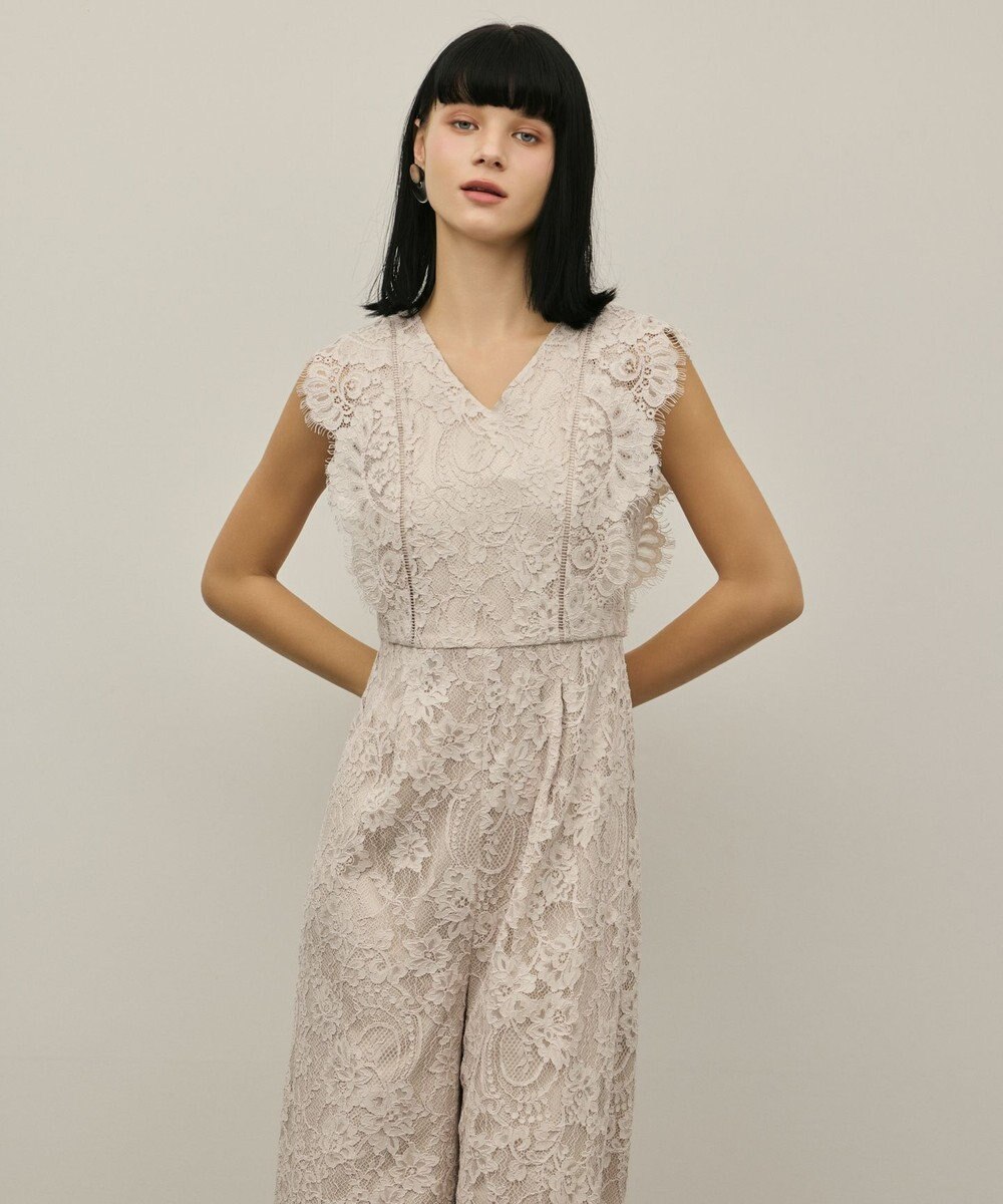 GRACE CONTINENTAL コードレースサロペット 