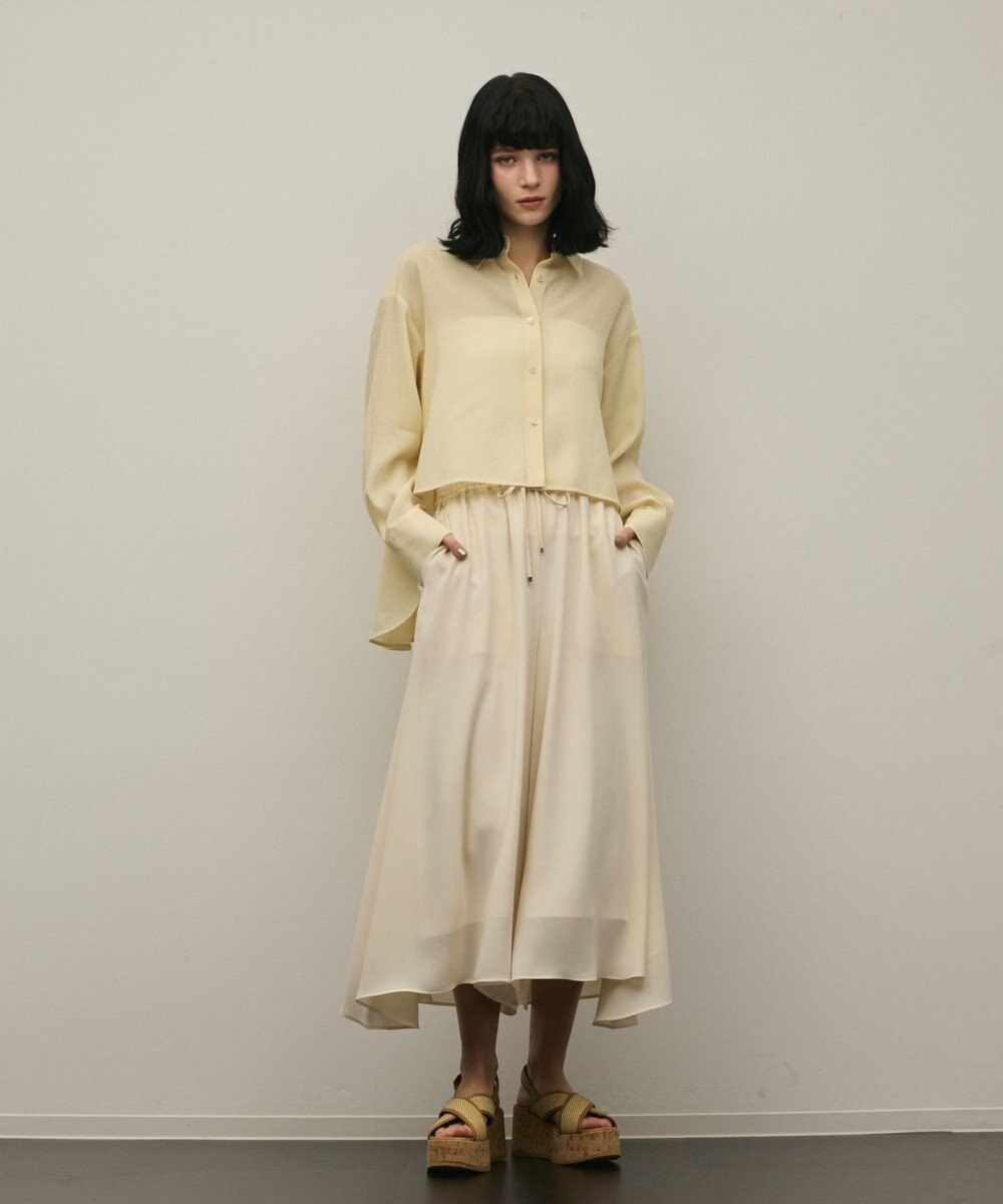 GRACE CONTINENTAL イレギュラーキュロットパンツ 