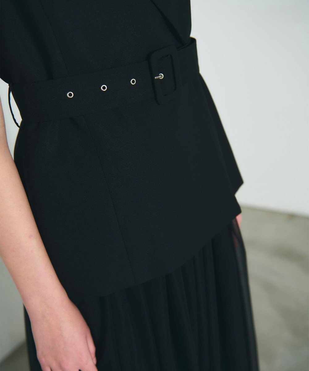 GRACE CONTINENTAL テーラーチュールワンピース 