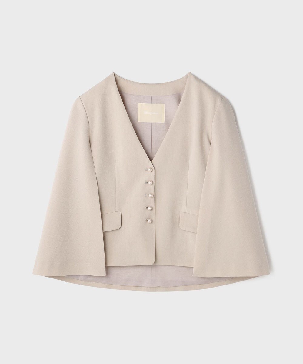 GRACE CONTINENTAL トリアセケープスリーブジャケット 