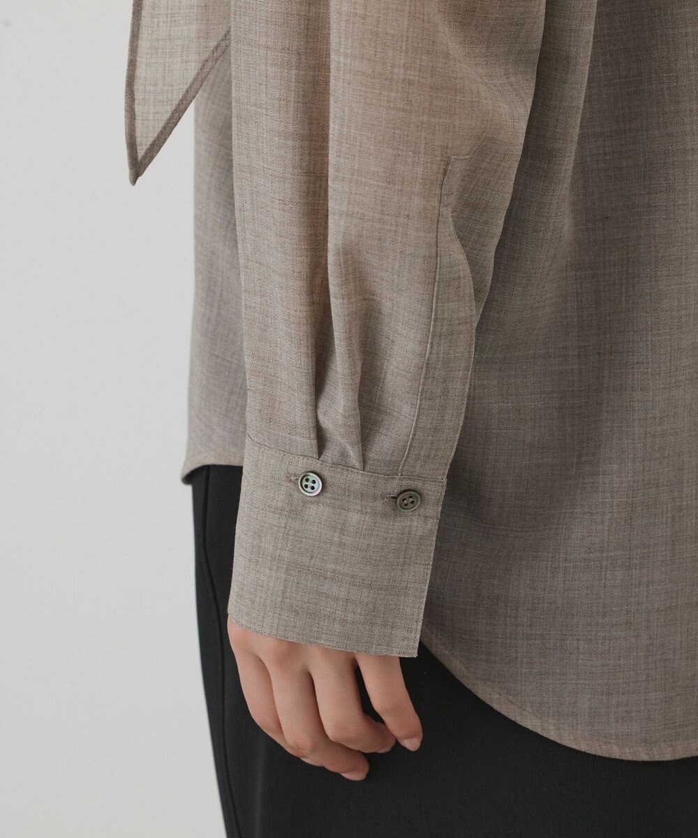 GRACE CONTINENTAL ストール付シャツ 