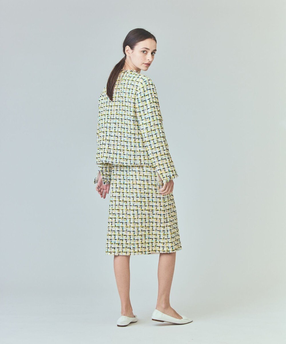 GRACE CONTINENTAL チュールヤーンツイードジャケット 