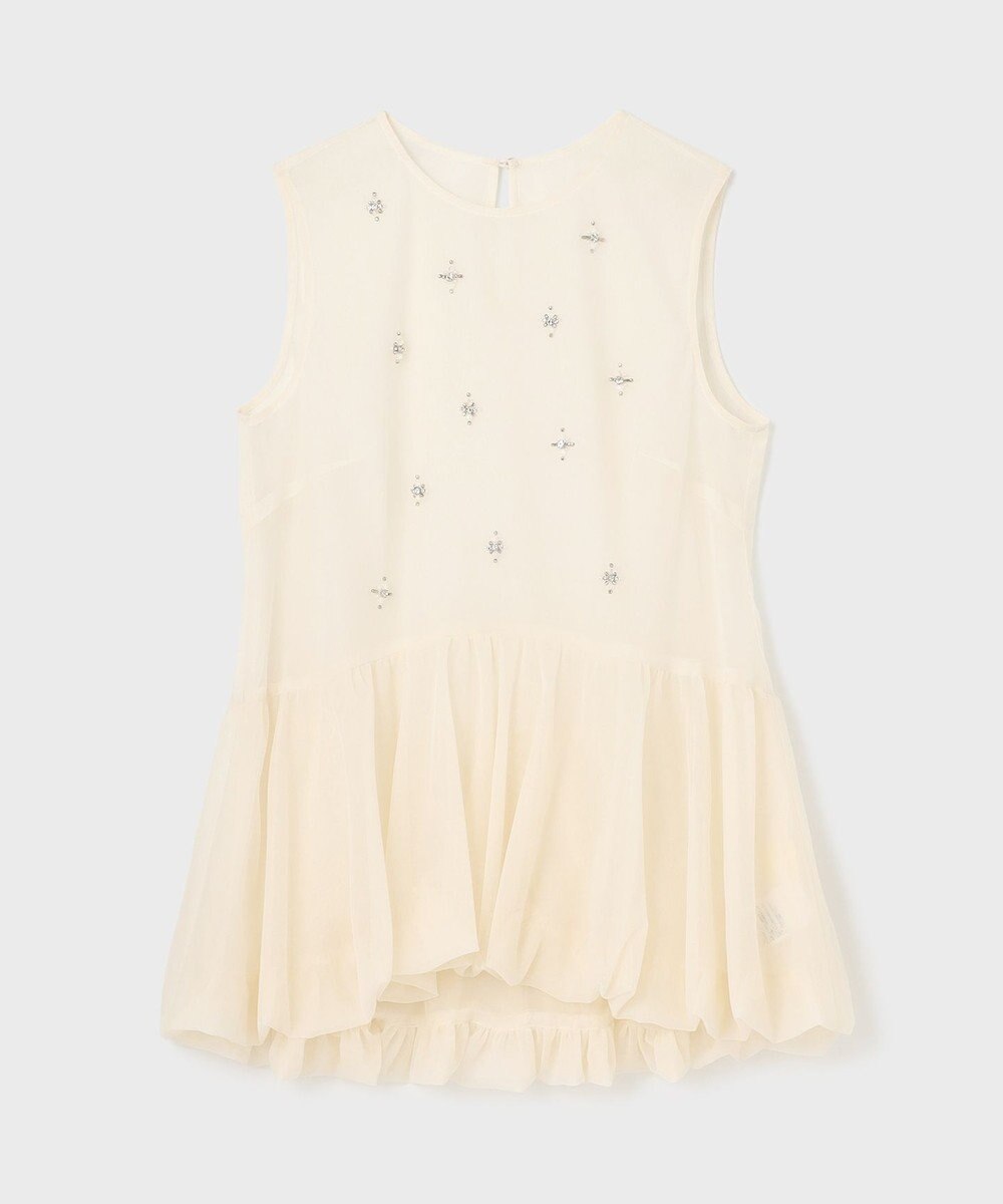 GRACE CONTINENTAL バルーンチュールトップ