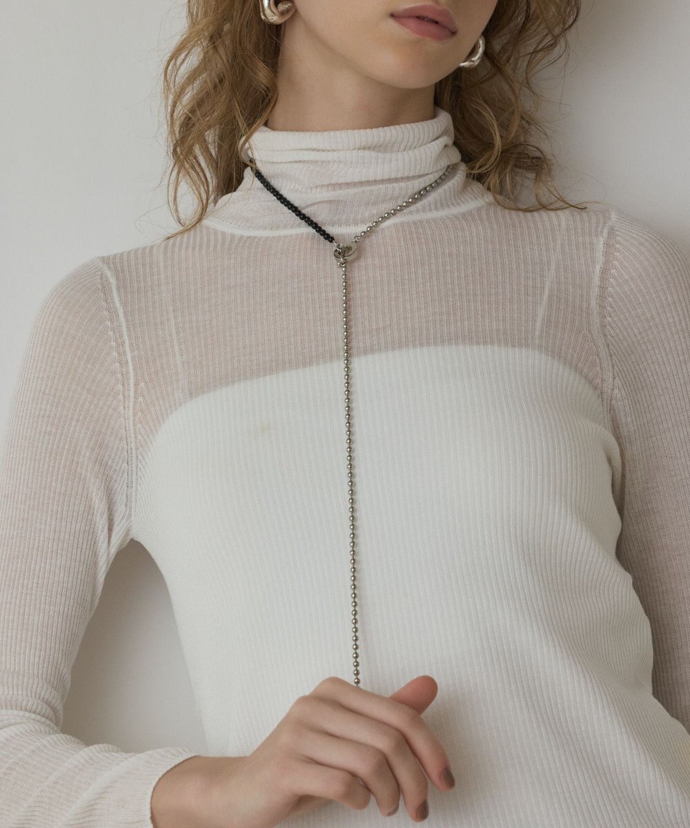 GRACE CONTINENTAL バイカラーチェーンチョーカー 