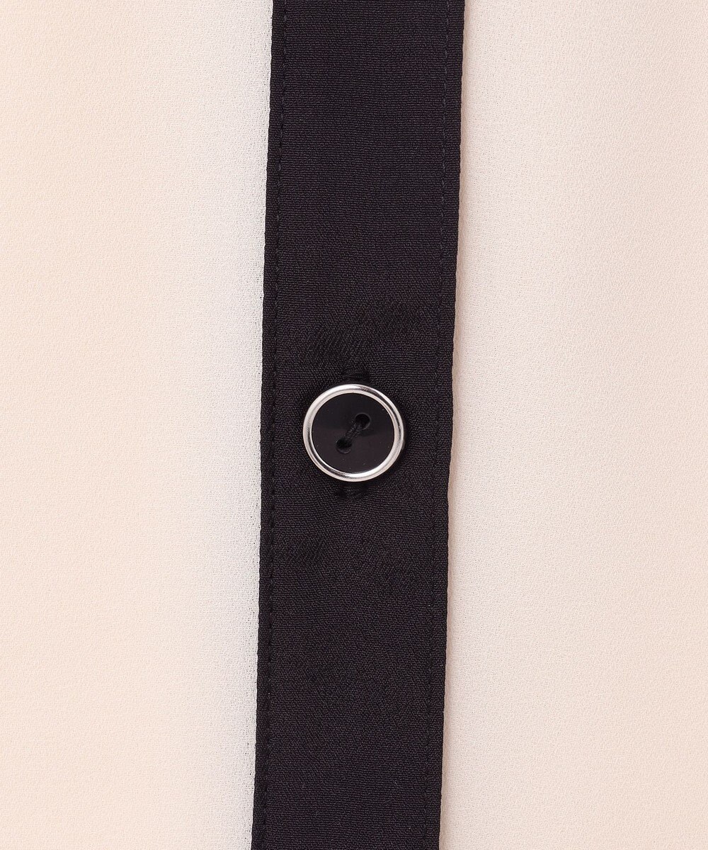 GRACE CONTINENTAL バイカラーレースブラウス 