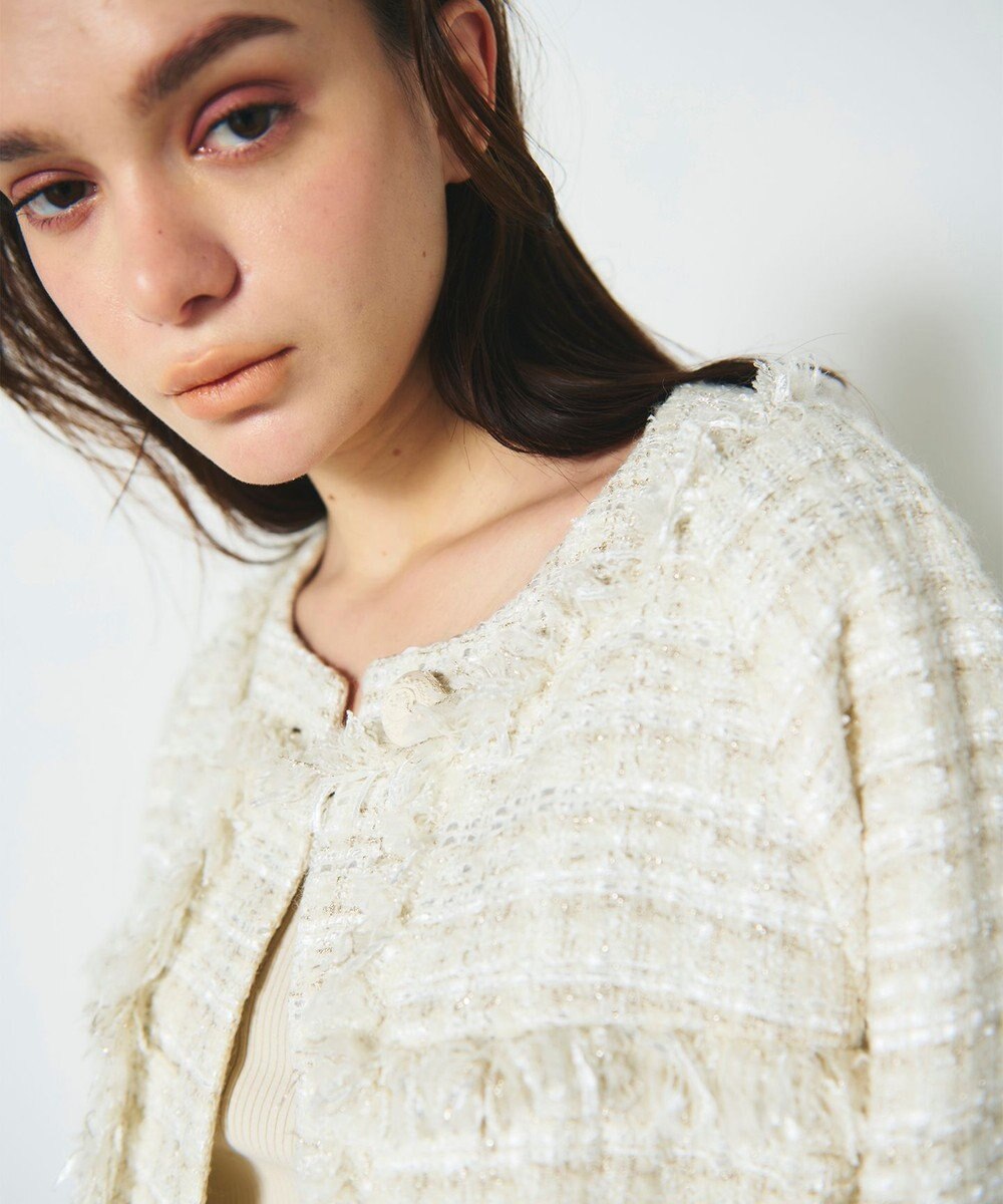 GRACE CONTINENTAL フリンジドルマンジャケット