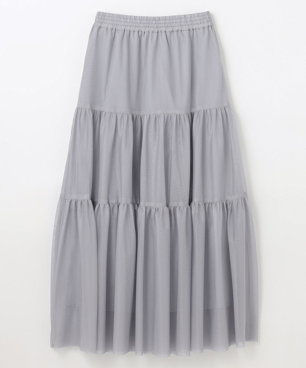 GRACE CONTINENTAL チュールティアードスカート