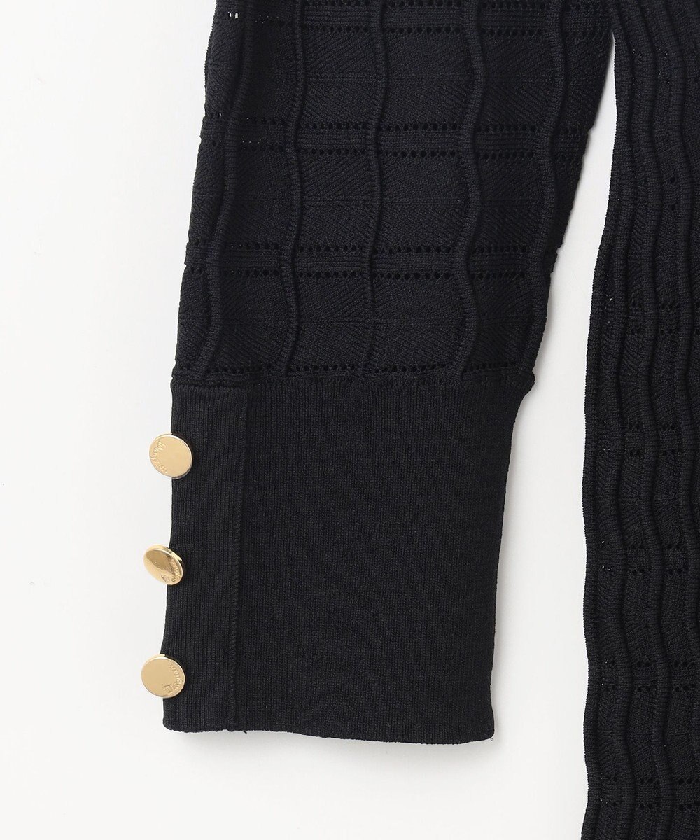 GRACE CONTINENTAL ウェーブニットワンピース