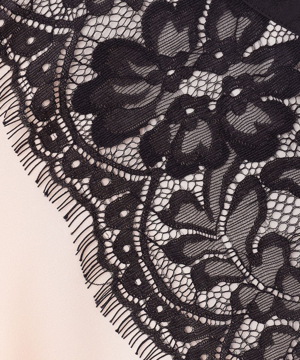 GRACE CONTINENTAL バイカラーレースブラウス 