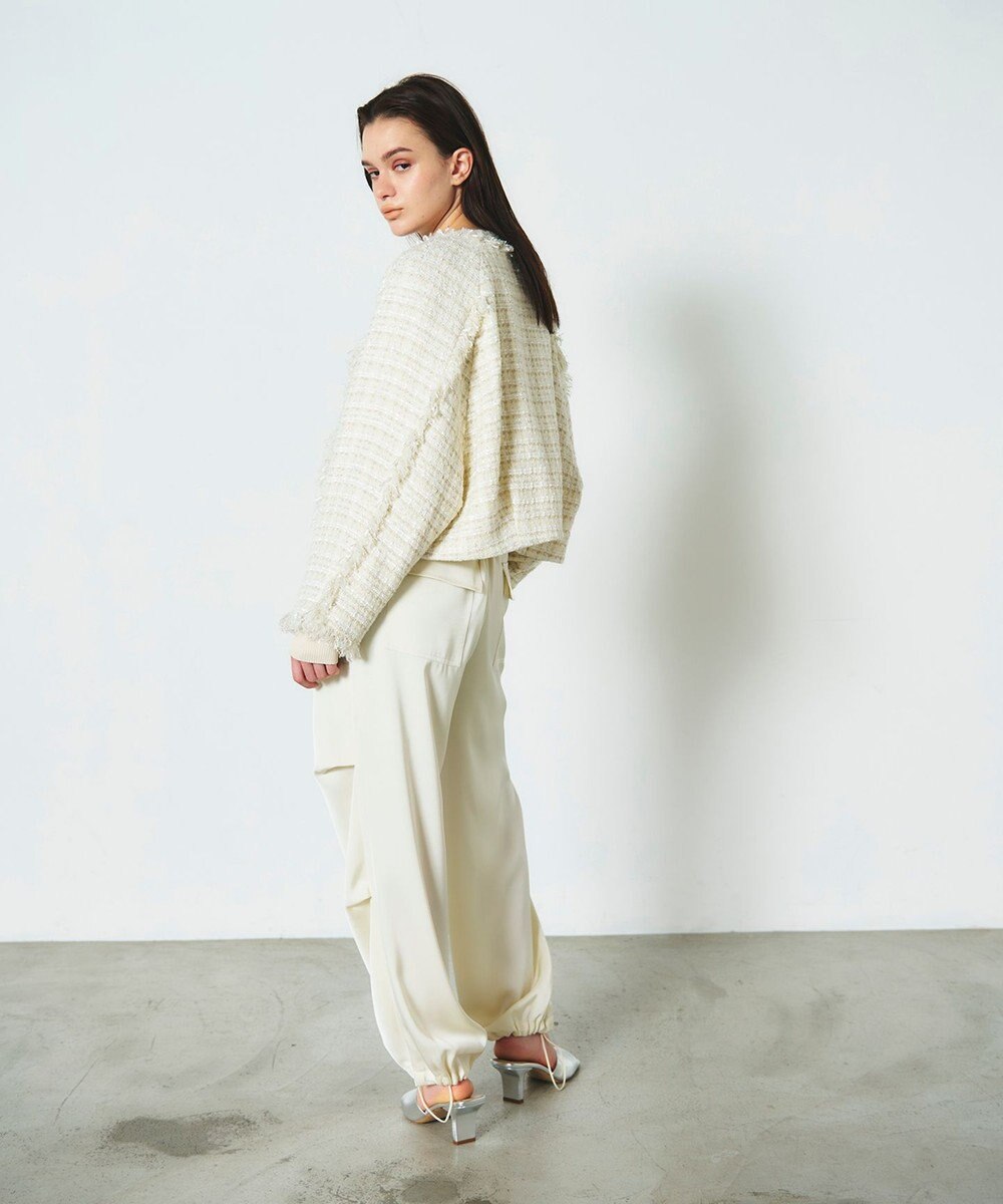 GRACE CONTINENTAL フリンジドルマンジャケット 