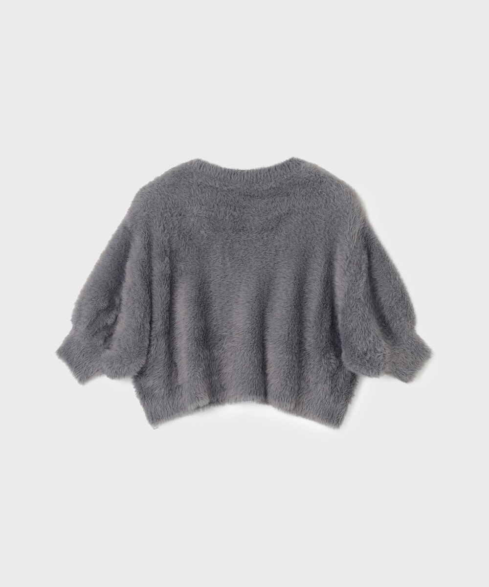 GRACE CONTINENTAL フェザースリーブニットカーディガン 