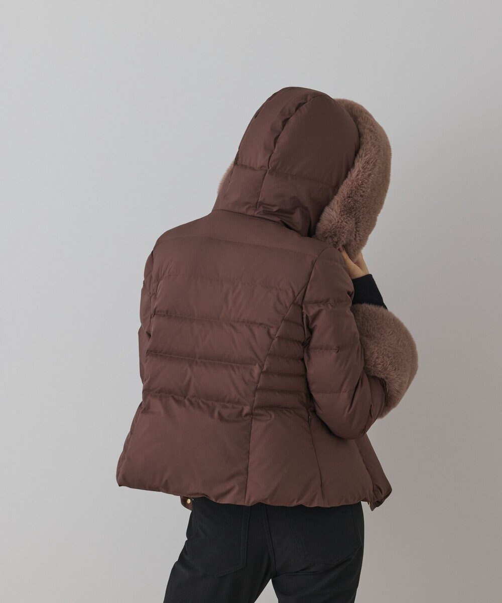 GRACE CONTINENTAL エコファーショートダウンジャケット 