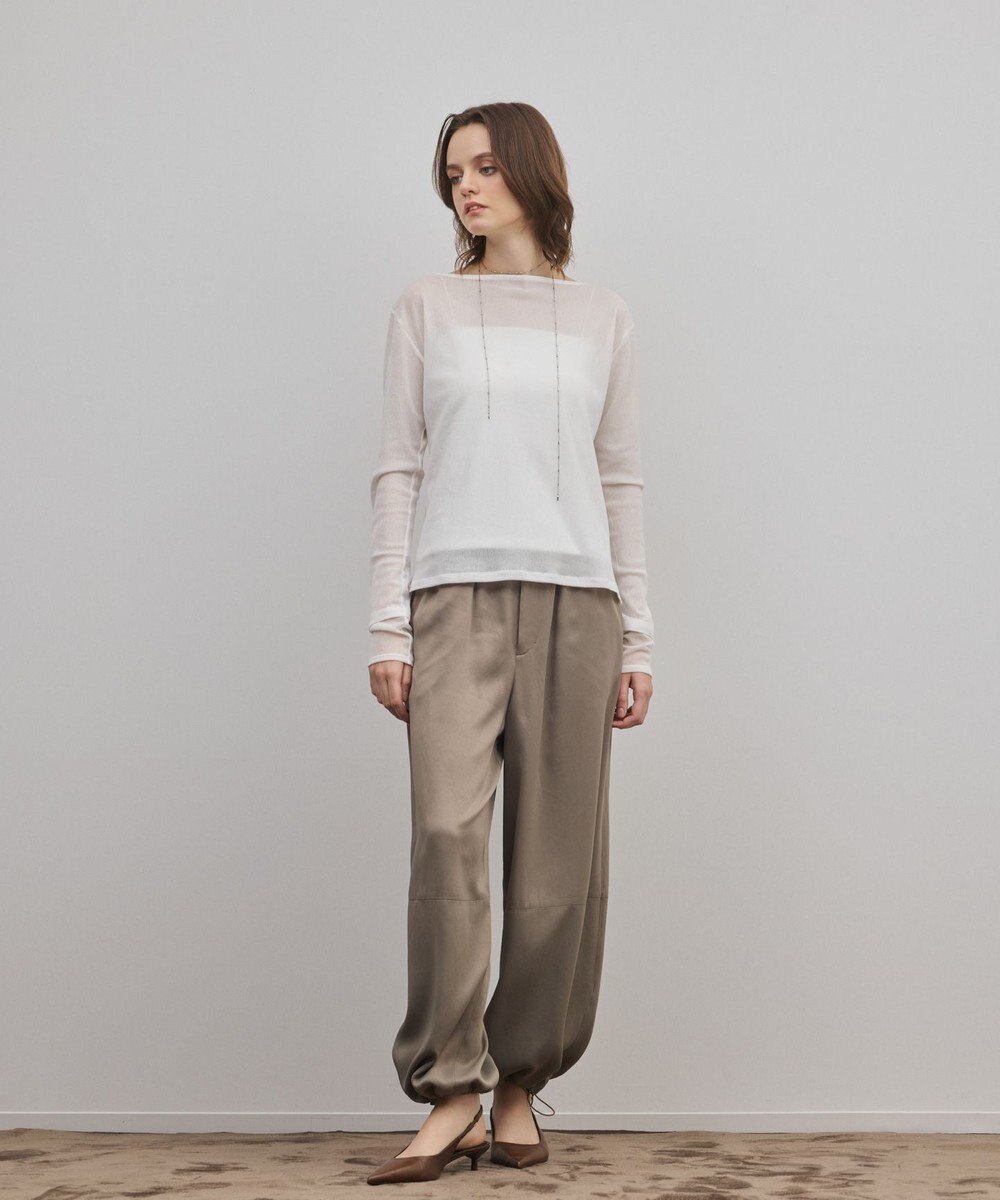 GRACE CONTINENTAL シアーレイヤードカットトップ 