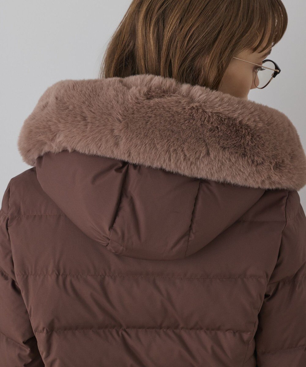 GRACE CONTINENTAL エコファーショートダウンジャケット 