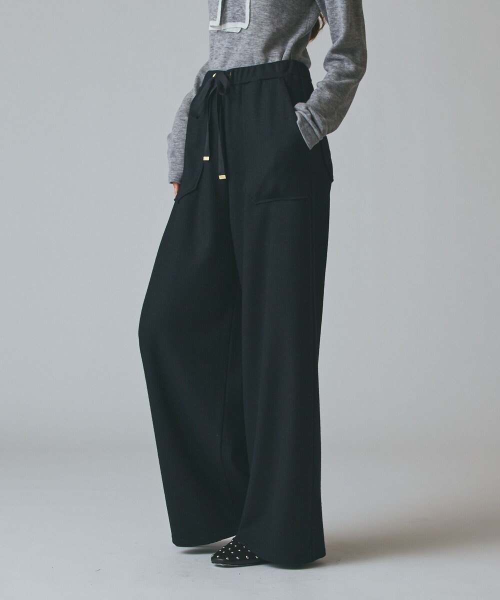 GRACE CONTINENTAL ウールジャージパンツ 