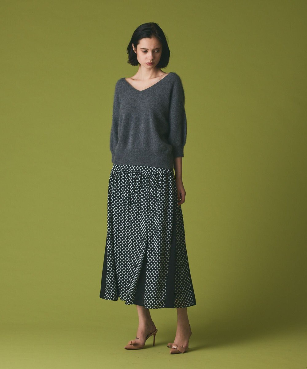 GRACE CONTINENTAL カシミヤファートップ 