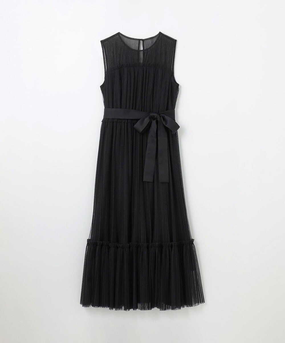 GRACE CONTINENTAL プリーツロングドレス 