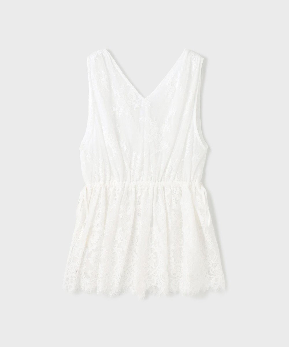 GRACE CONTINENTAL レースノースリーブブラウス 