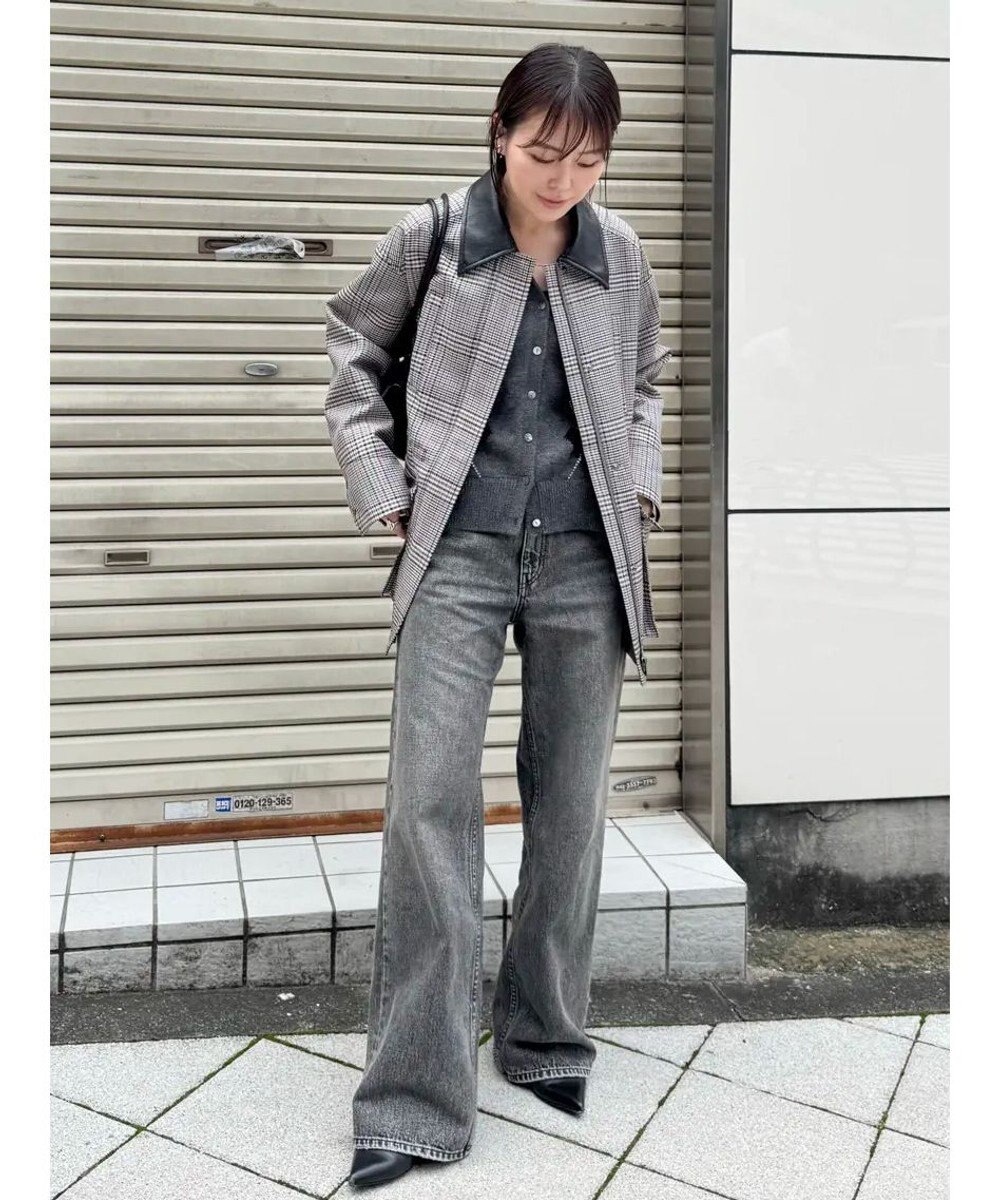 GRACE CONTINENTAL ワイドデニムパンツ 