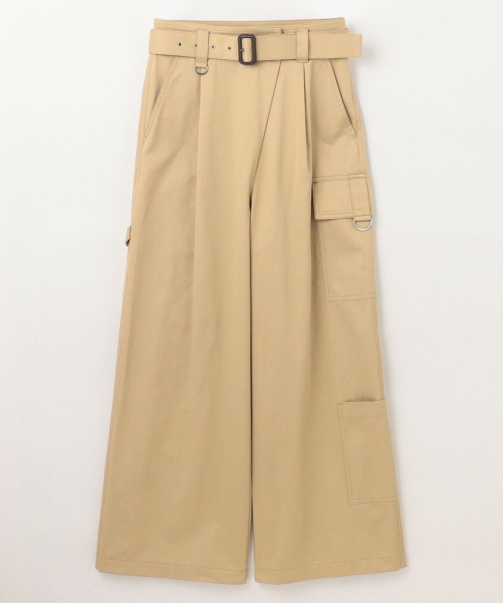 GRACE CONTINENTAL アシンメトリーワークパンツ 