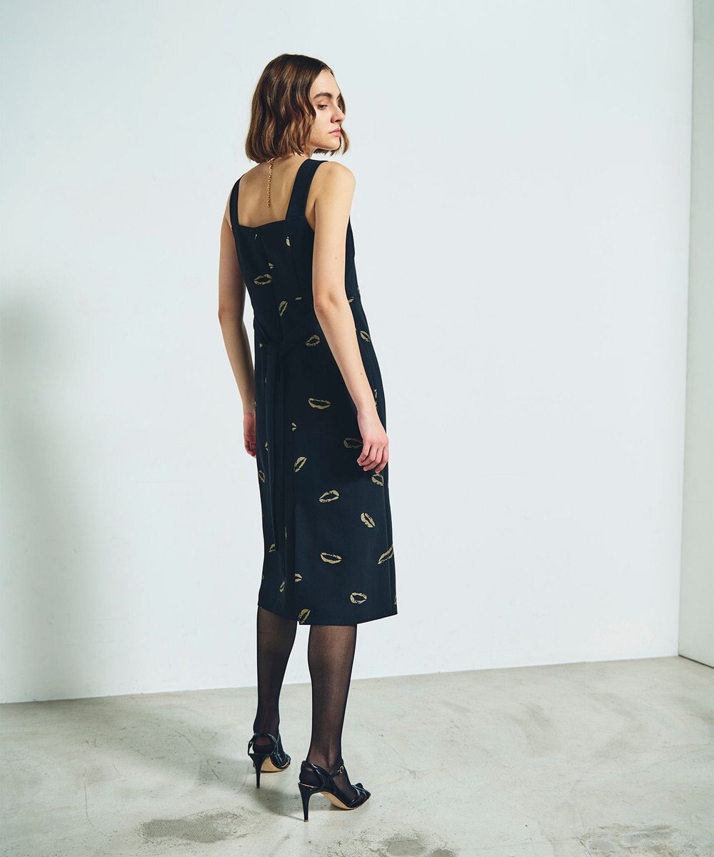 GRACE CONTINENTAL リップモチーフドレス