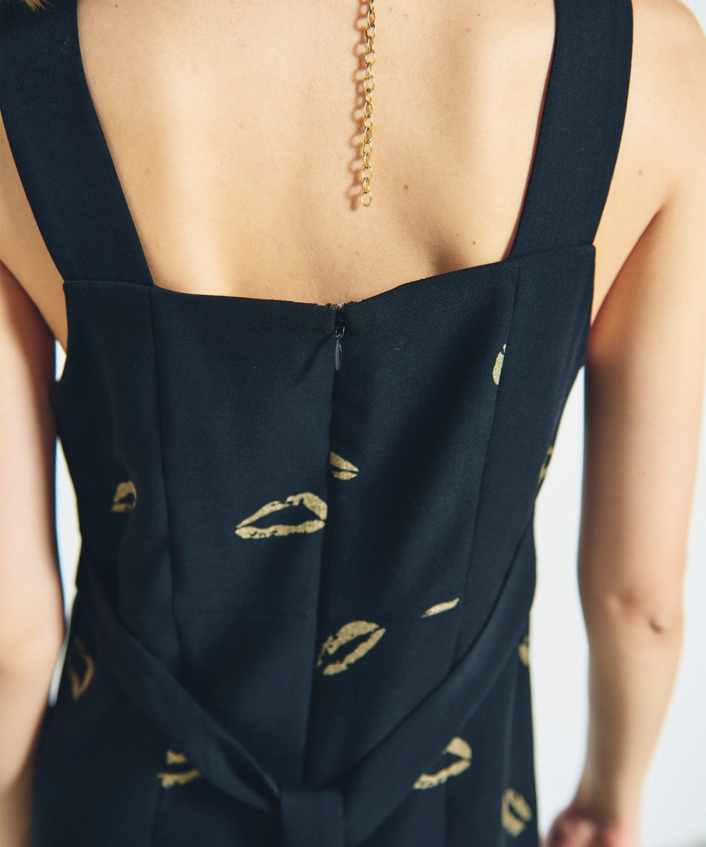 GRACE CONTINENTAL リップモチーフドレス 