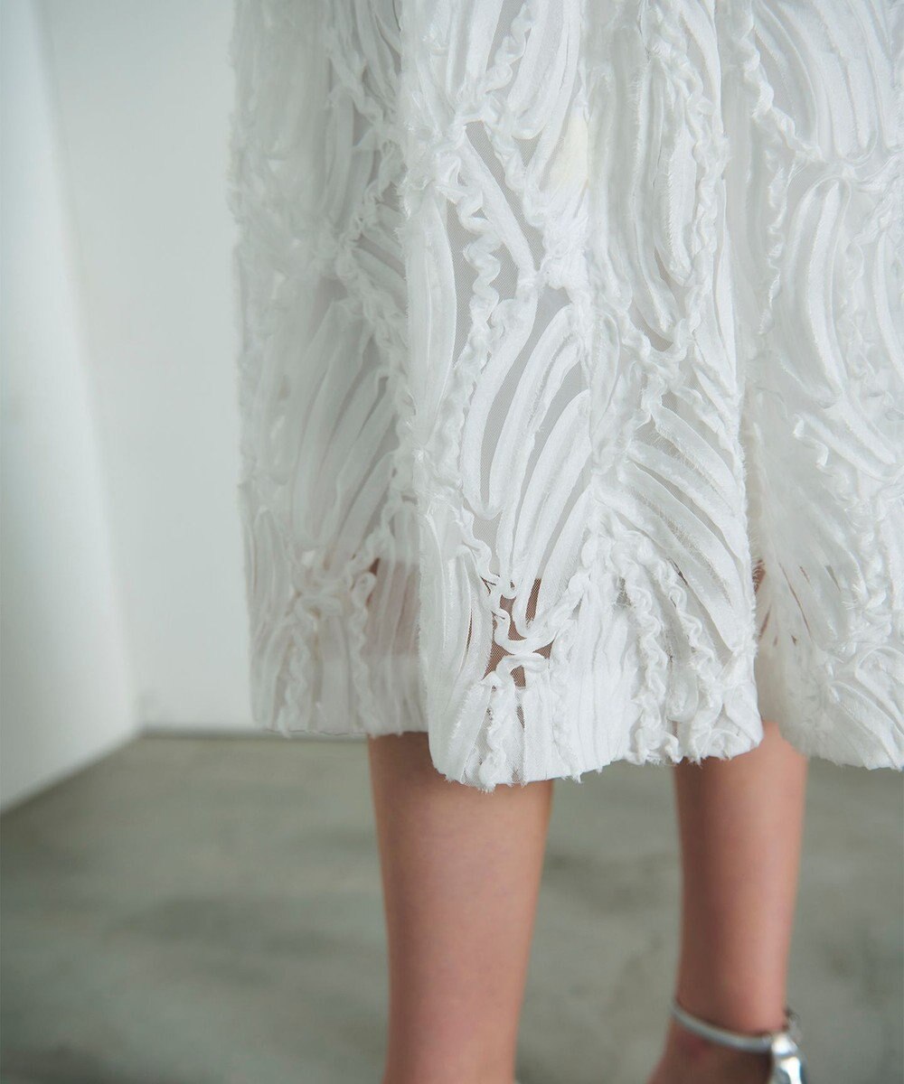 GRACE CONTINENTAL 刺繍ヘムシャツワンピース 