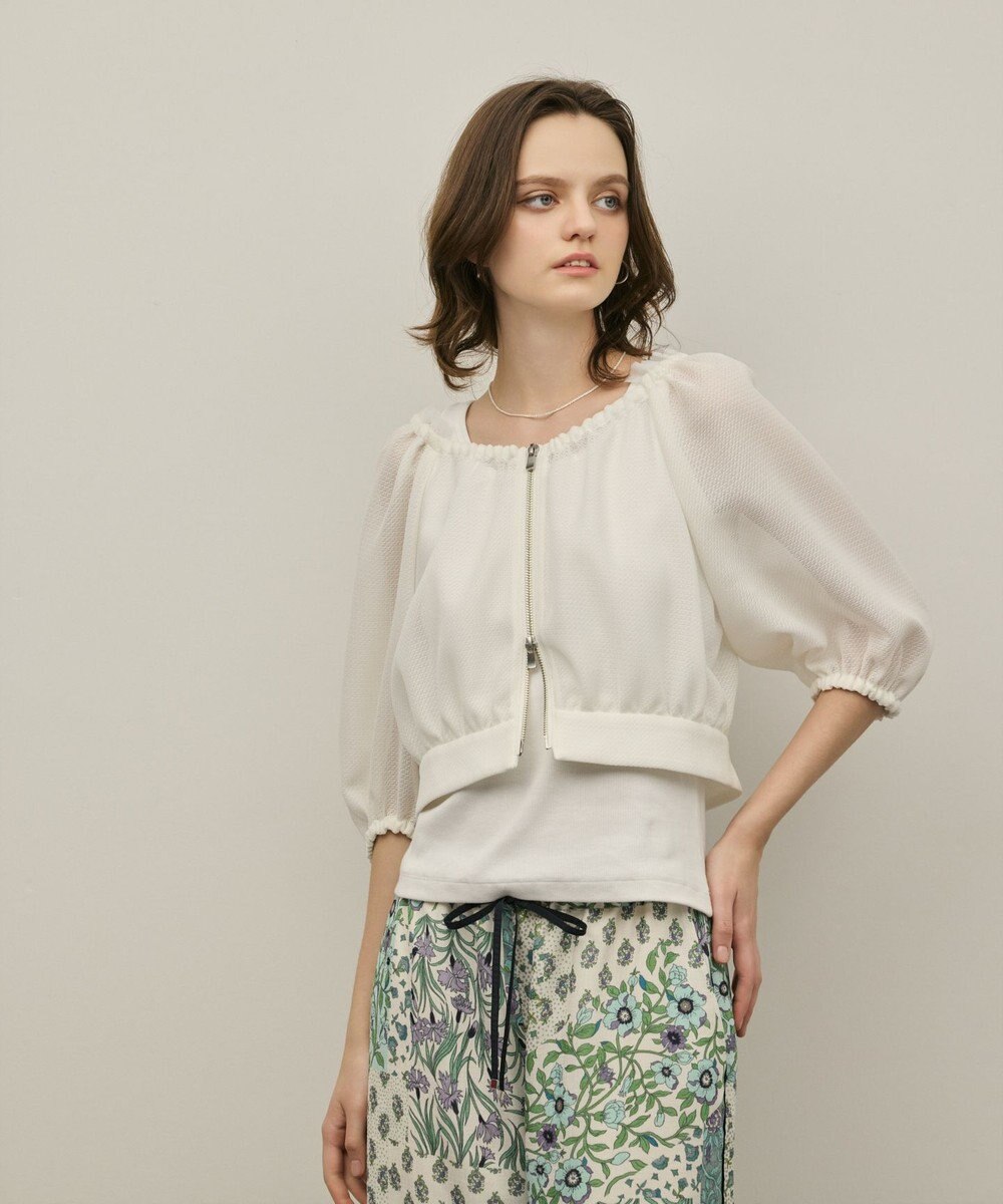 GRACE CONTINENTAL カラミ2wayジャケット 