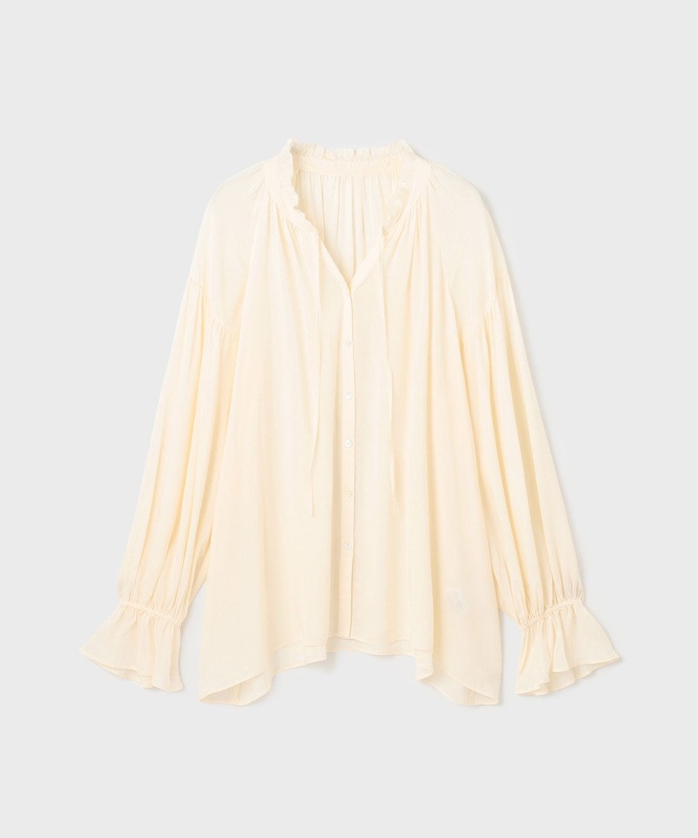 GRACE CONTINENTAL レースキャミ付カフタンブラウス