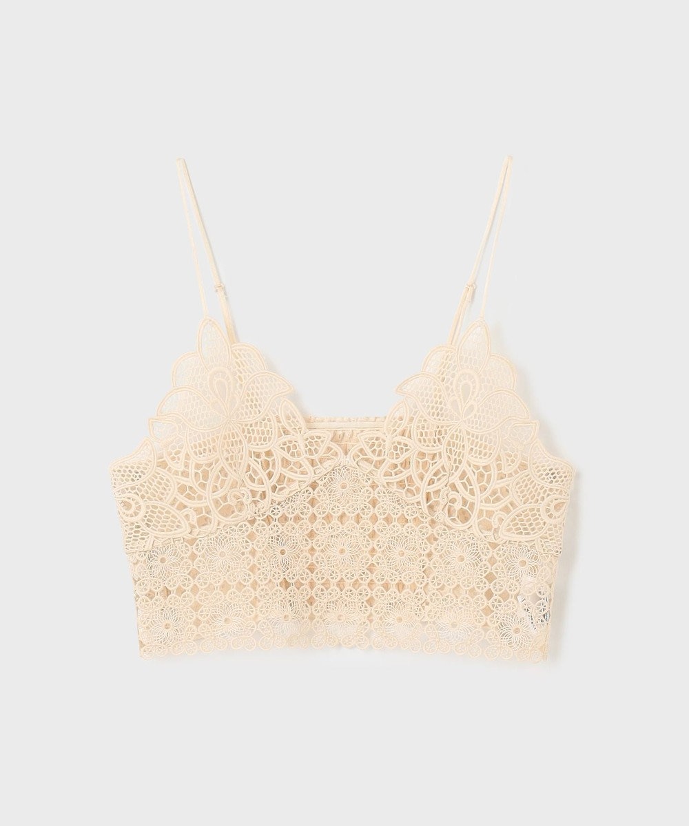 GRACE CONTINENTAL レースキャミ付カフタンブラウス