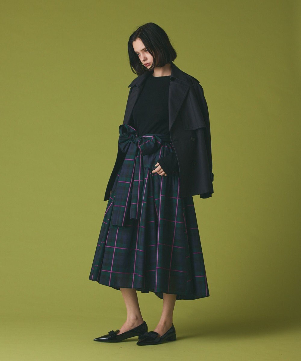 GRACE CONTINENTAL ケープショートトレンチコート 