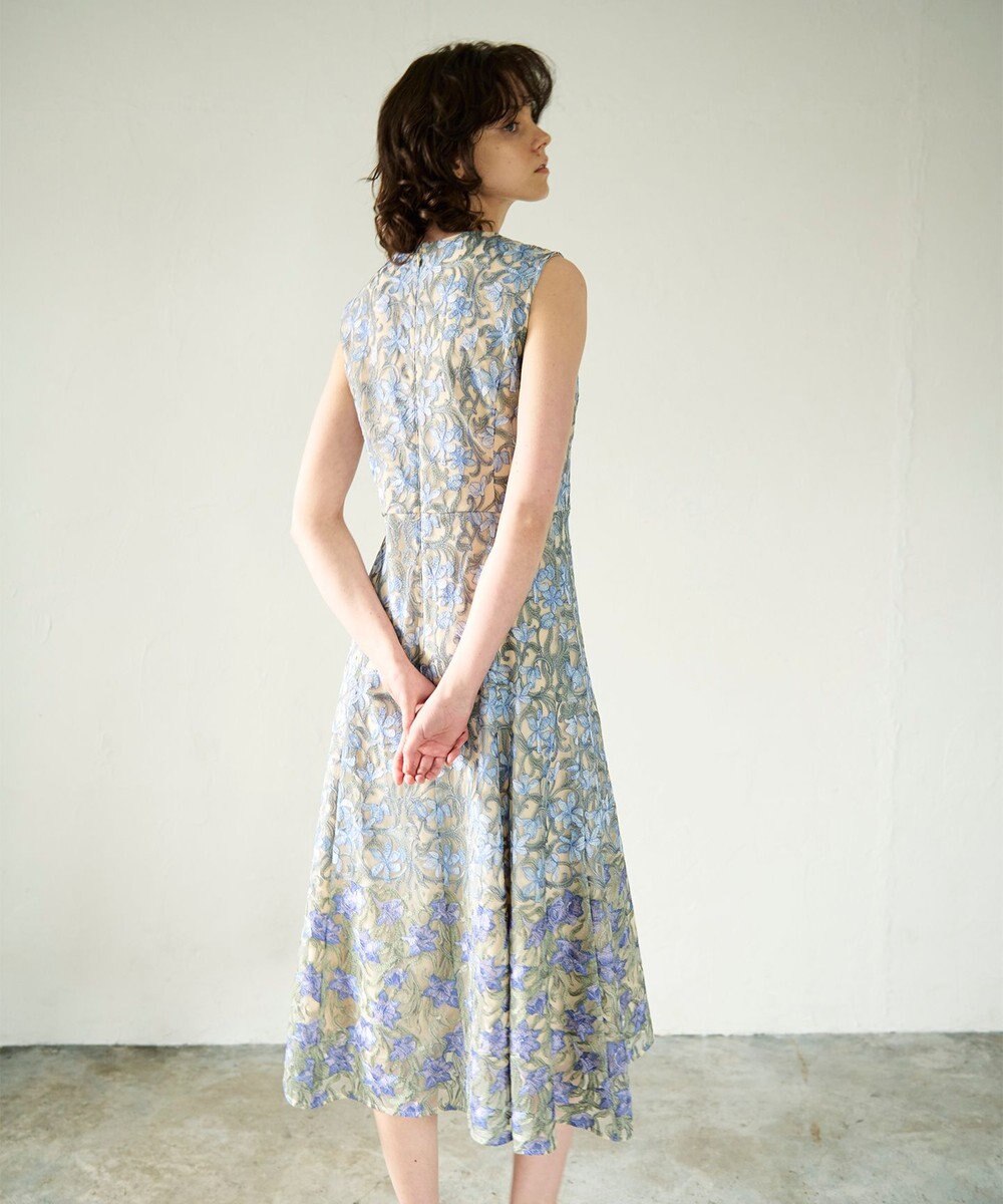 GRACE CONTINENTAL サラサオーナメントドレス