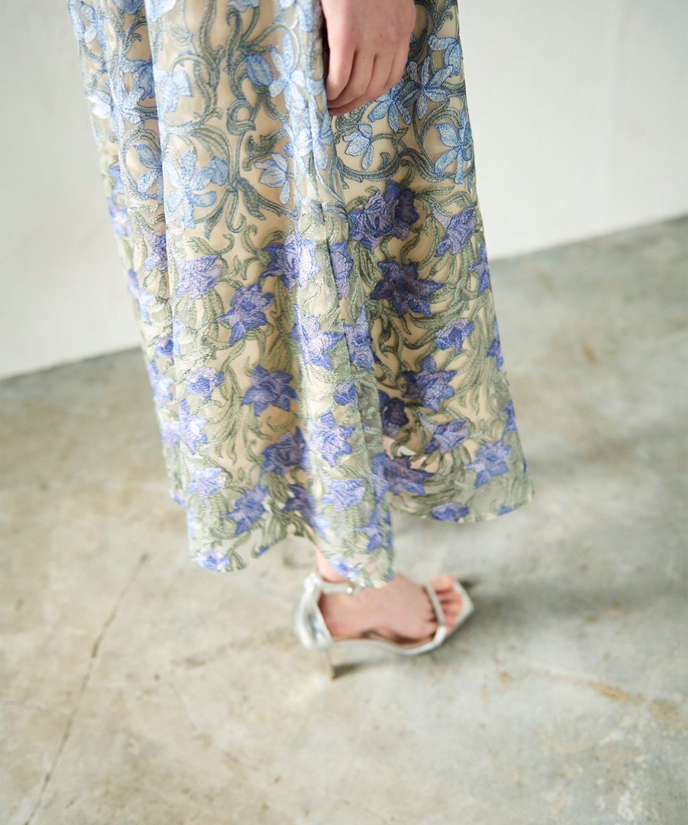 GRACE CONTINENTAL サラサオーナメントドレス 