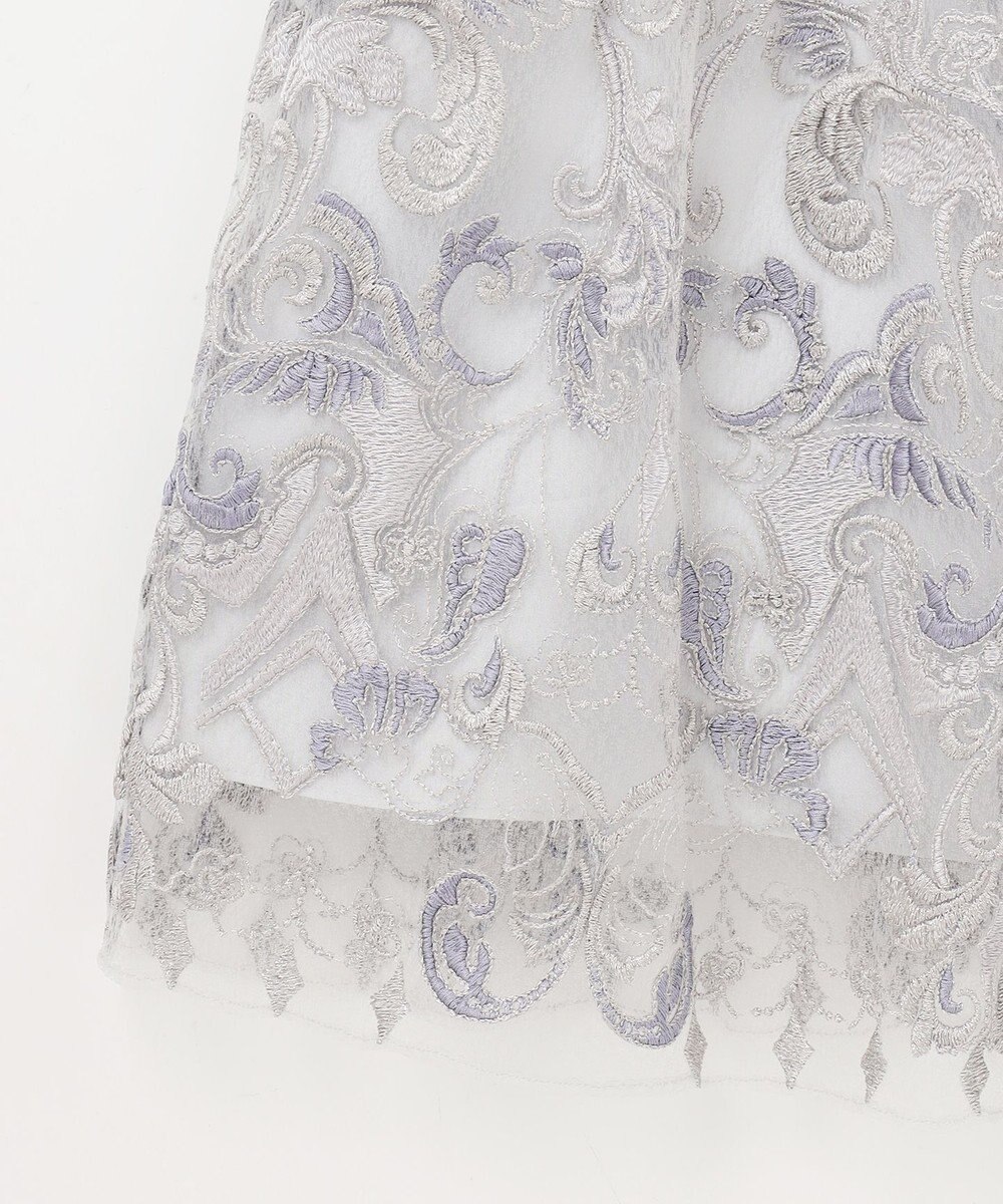 GRACE CONTINENTAL ラメオーナメントミニドレス 