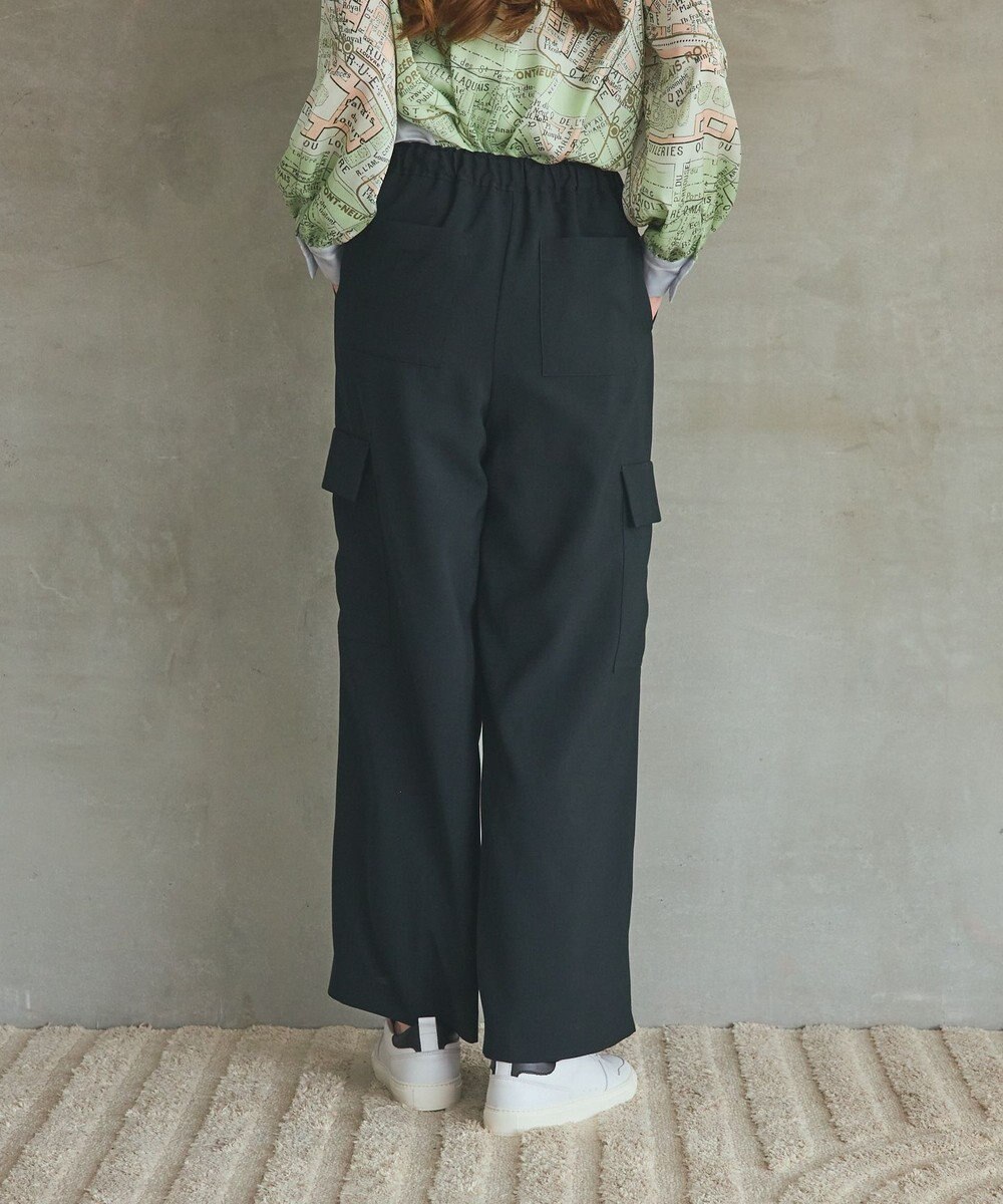 GRACE CONTINENTAL ワイドイージーカーゴパンツ 