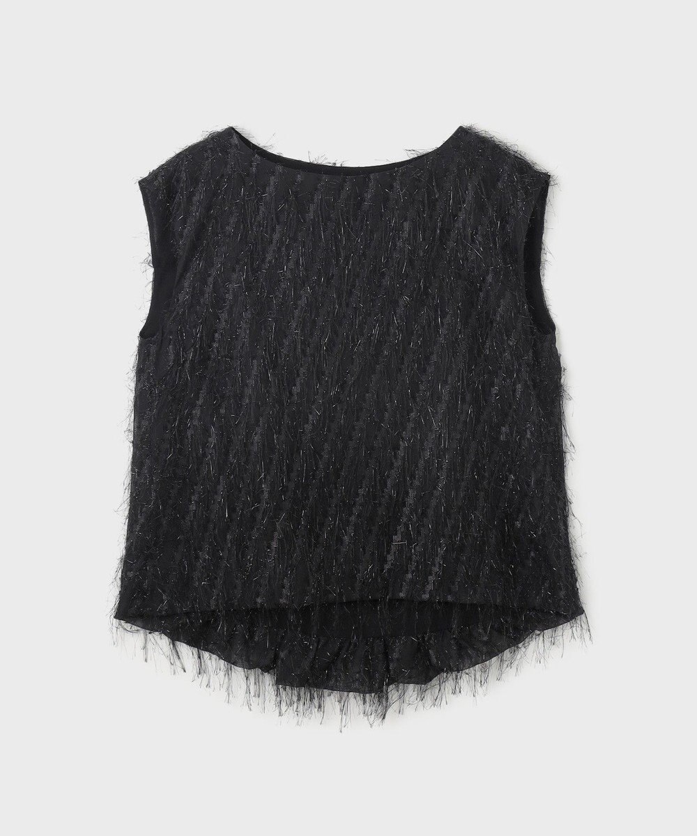 GRACE CONTINENTAL フリンジギャザートップ