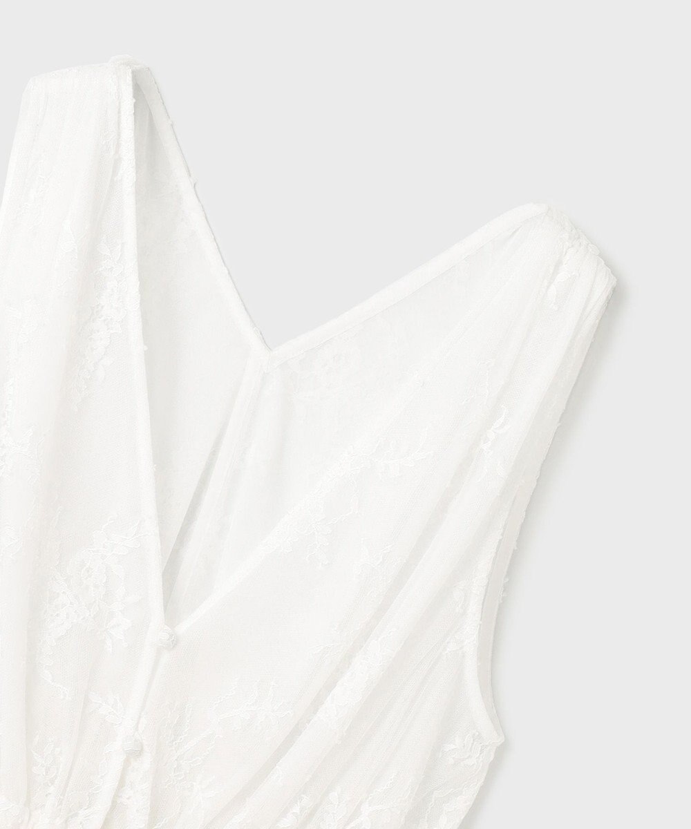 GRACE CONTINENTAL レースノースリーブブラウス 