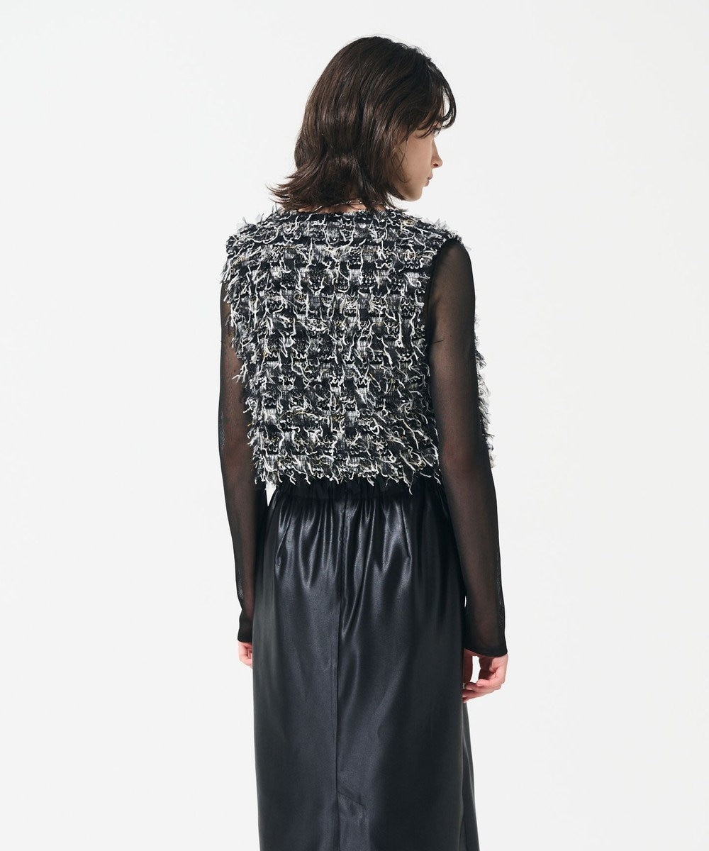 GRACE CONTINENTAL コンパクトフリンジベスト