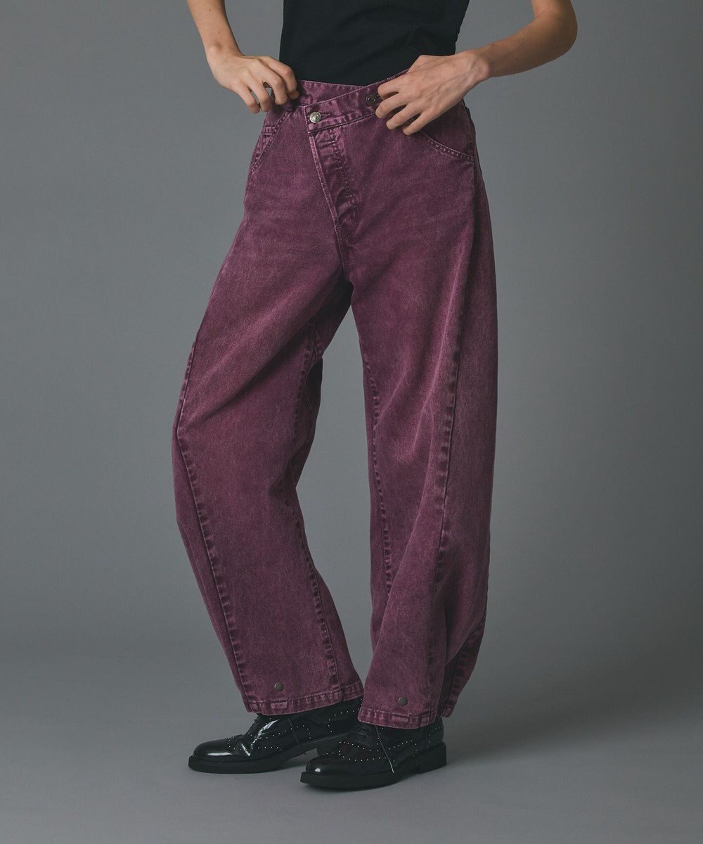GRACE CONTINENTAL ラップ2wayデニムパンツ 